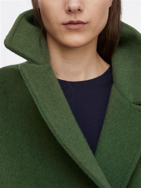 fendi mohair|Green mohair and wool coat .